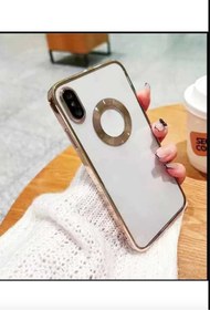 Resim Tria Iphone Xs Max Elektroliz Logo Detaylı Kenarları Renkli Kamera Lens Korumalı Telefon Kılıfı 
