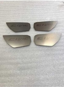 Resim Honda - Civic Fc5 2016-2020 Uyumlu İç Kapi Kolu İç Kaplama Gri 