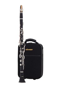 Resim Köhner Cln-102 4 Yüzük, Amati Sistem G Klarnet Ebonit Gövde 