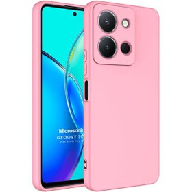 Resim Vivo Y36 Kılıf Groovy Soft Pembe 