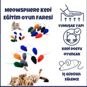 Resim MeowSphere Kedi Eğitim Oyun Faresi 