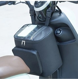 Resim Willowhaven Dayanıklı Siyah Oxford Kumaş Black Askılı Depolama Çantası Büyük Kapasiteli Elektrikli Scooter Bisiklet Motorcycle Haki 