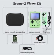 Resim Dahili 500+ Klasik Oyunlar 5 İnç Arcade Retro Konsol Oyun Konsolu Game Boy Green 