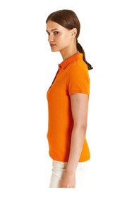 Resim U.S. Polo Assn. Kadın Basic Polo Yaka Tişört Turuncu 