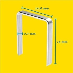 Resim Daisy Store 13/14 mm Galvaniz Kaplı Zımba Teli 2500 Adet 