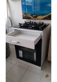 Resim Mymobilya Ankastre Modül Fırın Ocak Dolabı Ank-01 Ücretsiz Kargo Çekmec 