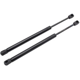 Resim Teltree Bmw E90 Arka Kapağı Pnömatik Yaylı Destek Çubuğu 2 Adet - Paslanmaz Çelik - Siyah Renk 