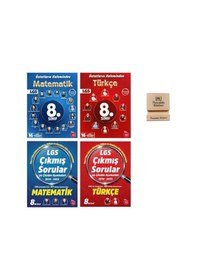 Resim Newton Lgs 8. Sınıf Matematik Ve Türkçe Denemeleri Ve Çıkmış Sorular + Telefon Standı 