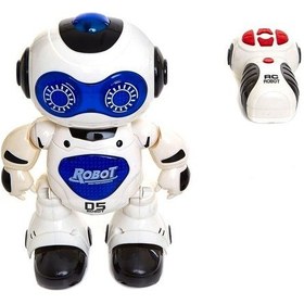Resim Oyuncak Robot Uzaktan Kumandalı Süper Akıllı Robot Işıklı Sesli 