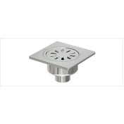 Resim Komple Paslanmaz Premium Yer Sifonu / Süzgeci Alttan Çıkışlı 15*15 Q70 