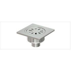 Resim Komple Paslanmaz Premium Yer Sifonu / Süzgeci Alttan Çıkışlı 15*15 Q70 