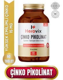 Resim Çinko Pikolinat 60 Tablet 15 Mg 