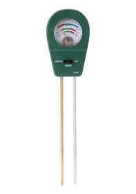 Resim Jeehugo Toprak Analiz Cihazı: Nem, Verimlilik Ve Ph Değeri Testeri - Üçlü Fonksiyonlu, Pil Gerektirmeyen, Bahçe Ve Bitki Bakımı İçin Koyu Yeşil 