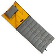 Resim Naturecamp Oga 350 Gri -15 Derece Yastıklı Long Kamp Uyku Tulumu 