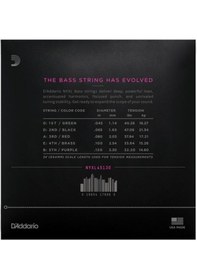 Resim Daddario NYXL45130 Bas Gitar Tel Seti Nyxl Serisi Long Scale 5 Te 