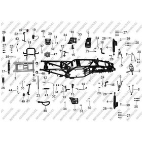 Resim MONDİAL ATV MD200 JACKAL ARKA AMORTİSÖR SİYAH 38 CM 