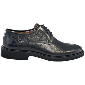 Resim Gianni Maggi 1075 Erkek Dana Derisi Klasik Ayakkabı Siyah Siyah 