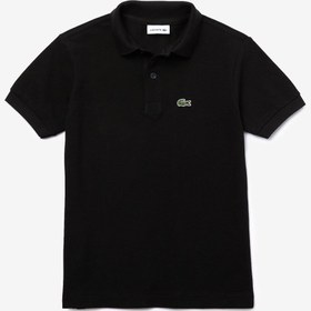 Resim Lacoste Çocuk Siyah Polo 