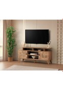 Resim Tv Sehpası 2 Panjur Kapaklı Ceviz 130cm Kurulu Ceviz Gönderilir Ceviz 