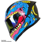 Resim Mts M-910 Full Face Güneş Vizörlü Kraken Kapalı Kask 