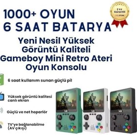 Resim X6 Taşınabilir Retro Oyun Konsolu HD Görüntü 10000 Oyunlu Game Stick 