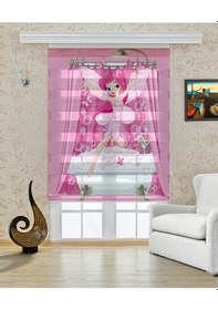 Resim Perdecizade Enxboy Peri Kız Pembe Dijital Baskılı Zebra Perde-cocuk Odası-stor Perde Pz-433 Renkli 