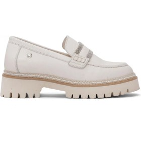 Resim Mammamia D25ya-3705 Kadın Deri Casual Ayakkabı Krem 