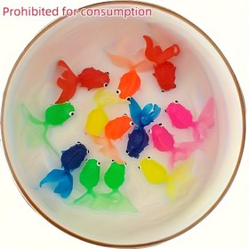 Resim Etkileşimli Kedi Balık Oyuncağı - Hareket Eden Pulu Gerçekçi Yüzen balığ, Toksik Olmayan yumuşak kaucu gibi, Çok Renk (Kızıl Ye 