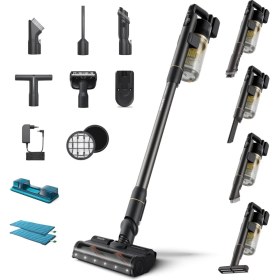 Resim Philips Phılıps 7000 Serisi Aqua 25.2 V Kablosuz Dik Süpürge, Powercyclone 12, 80 Dk'ya Kadar Şarj, XC7057/01 
