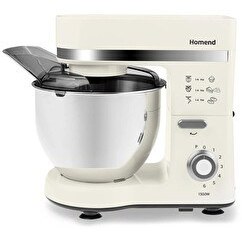 Resim Homend Profashion 3063H 1500 W 5 L Hamur Yoğurma Makinesi Krem 