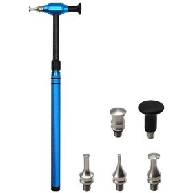 Resim Xindoker Alüminyum Çelik Araba Değişen Uçlu Çentik Tamir Çekiçi, Uzatılabilir 37-56.5cm , Boya Dostu Gövde Onarım Aracı - Mavi 