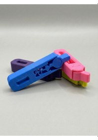 Resim Click Switch Stick Fidget - Yerden Tasarlanmış 3d Oyun Aracı 4 Adet 