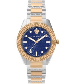 Resim Versace Quartz Erkek Kol Saati Vrscve2t00724 Altın - Mavi 