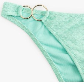 Resim Koton Astarlı Aksesuar Detaylı Dokulu Bikini Altı Yeşil 5sak00094mm Yeşil 