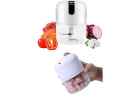 Resim Ronanna Mini Doğrayıcı Rondo Taşınabilir Mini El Blender Paslanmaz Çelik 