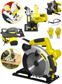 Resim Dragro Alman Pro 4200 Watt Lazerli Bakir Sargili Metal Şanzuman Sunta Kesme Daire Testere Makinesi 185 Mm 