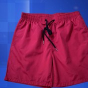 Resim Yaz Unisex Plaj Tatili Sörf Şortları, Su Aktiviteleri İçin Uygun Hızlı Kuruyan Yüzme Şortları, Bağcıkları ve Çeşitli Şeker Renklerinde Mevcut. 