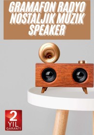 Resim ZERO LAND MTXDPN Gramafon Nostaljik Radyo Yüksek Ses Kalitesi USB TF (190322) Kart Aux 