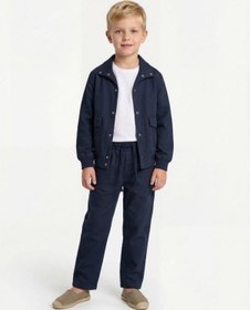 Resim Zekids Erkek Çocuk Tasarım Pantolon-17166 Lacivert 