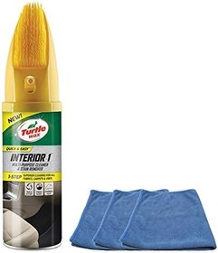 Resim Turtle Wax Fırçalı Koltuk Döşeme ve Halı Temizleyici 400 Ml + Mikrofiber bez 3 Adet 