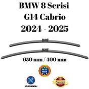 Resim Bmw 8 Serisi G14 Cabrio 2024 2025 Uyumlu Ön Cam Silecek Süpürgesi Takımı 650/400mm Silbak Sb2616c 