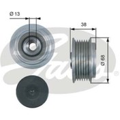 Resim GATES Alternatör Kasnagı Corolla Aurıs 1.4 D4d 