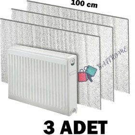 Resim Baffhome Ankaflex Isı Yalıtımlı Radyatör Petek Arkası Sıcaklık Tasarruf Kalorifer Izopan Levhası 