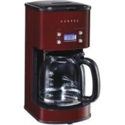 Resim Vestel Retro Bordo Filtre Kahve Makinası 1000W 12 Fincan Kapasite 