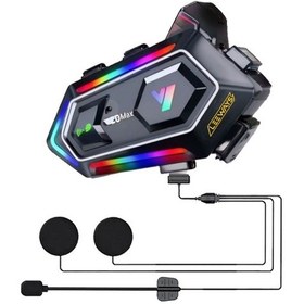 Resim Y20 Max Kask Kulaklık İnterkom + Motosiklet Telefon Tutacağı 