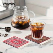 Resim Chozila Vintage Dunhuang Duvar Tasarımı Silikon Bardak Altlıkları, Kahve için Oryantal Masa İçecek Paspasları, Isıya Dayanıklı Bardak Altlıkları, Ev Dekorasyonu, Mutfak Bar Aksesuarı - 1 adet 