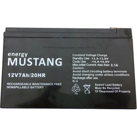 Resim İntec 12V 7.0AH Akü Oyuncak Araba Alarm Ups Mustang 