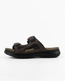 Resim DR KLOMPA Erkek Terlik - Kahverengi Siyah - Konfor Destekli Yapı Şık Tasarım Yumuşak Taban 