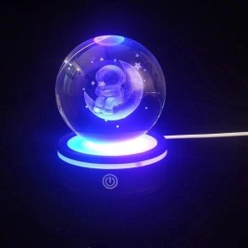 Resim Renk Değiştiren Yeni Nesil USB&039LI Dönen Cam Küre 
