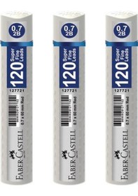 Resim Faber-castell Grip Min 0.7 Mm 120'li Tüp Hindistan Ceviz Süt - 3 Adet 
